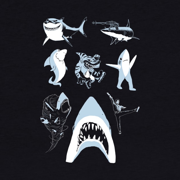 Famous Sharks by cedownes.design